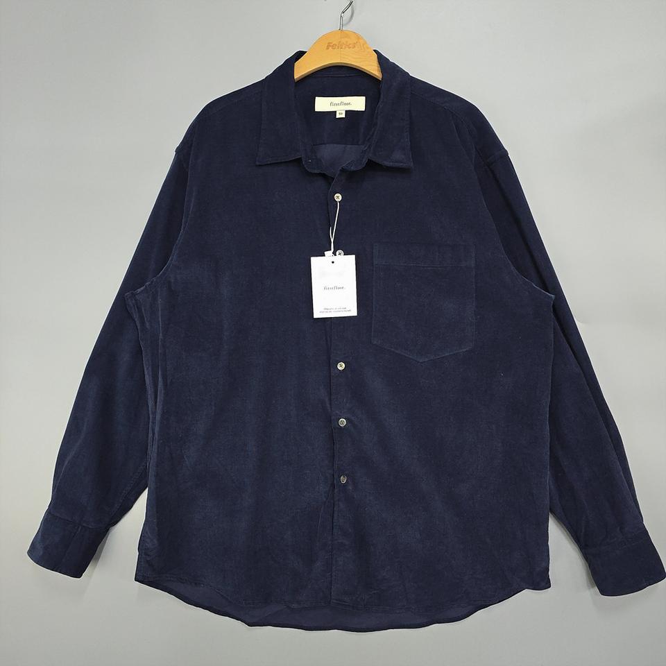 새제품)퍼스트플로어(firstfloor.) 코듀로이 셔츠 50