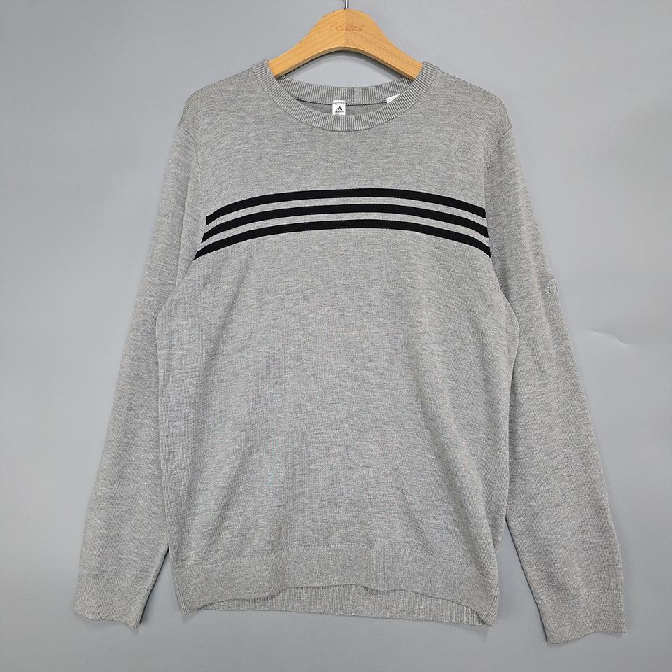 아디다스(adidas) 크루넥 니트 스트라이프 XL