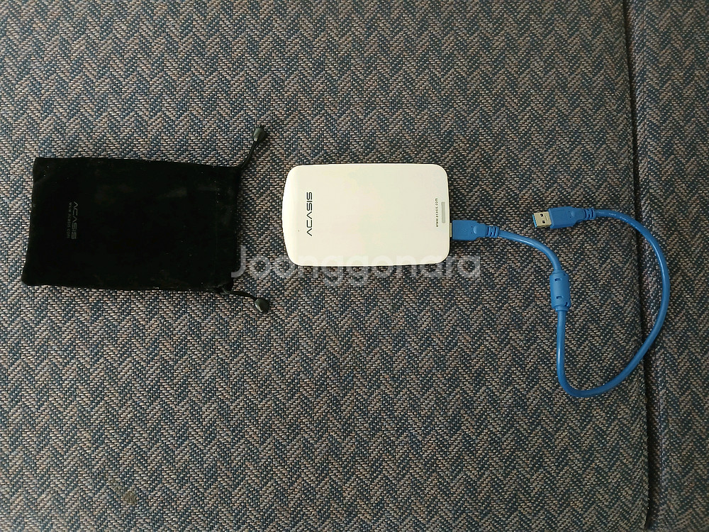 ACASIS FA-05US 2.5 인치 케이스와 삼성640기가 입니다