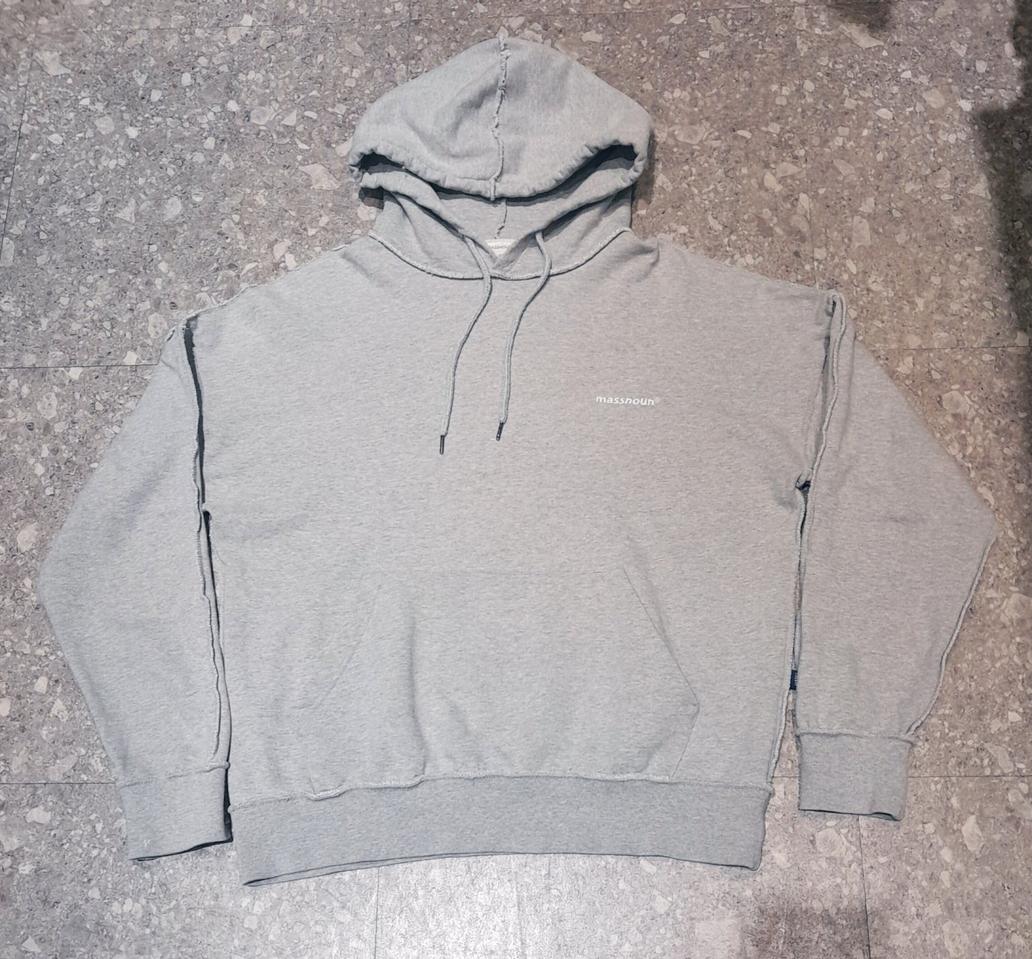 매스노운 드롭숄더 후드 그레이 (L)