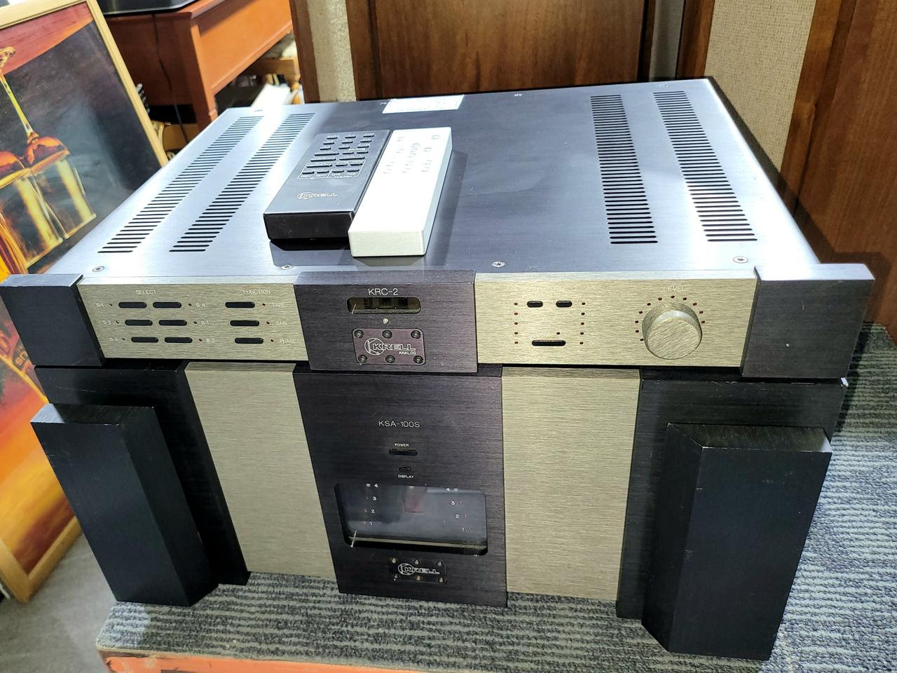 *크렐 krc2 + ksa 100s 파워 앰프