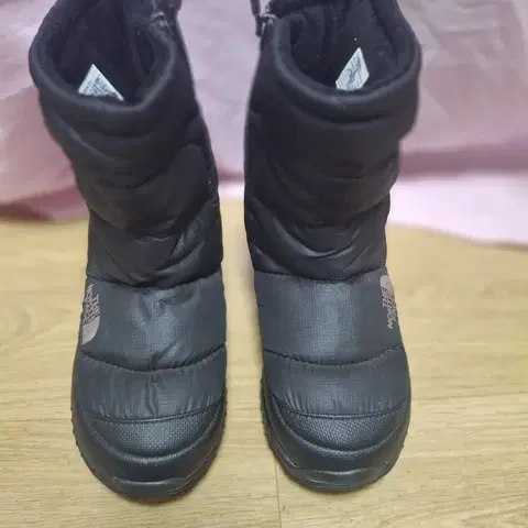 [노스페이스키즈]블랙 방한 부츠 210