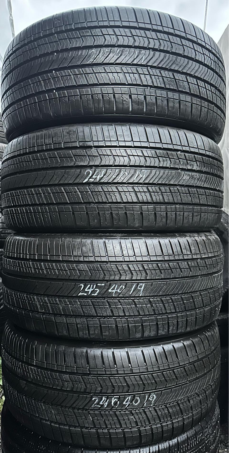 245 40 19금호중고타이어한대분2454019