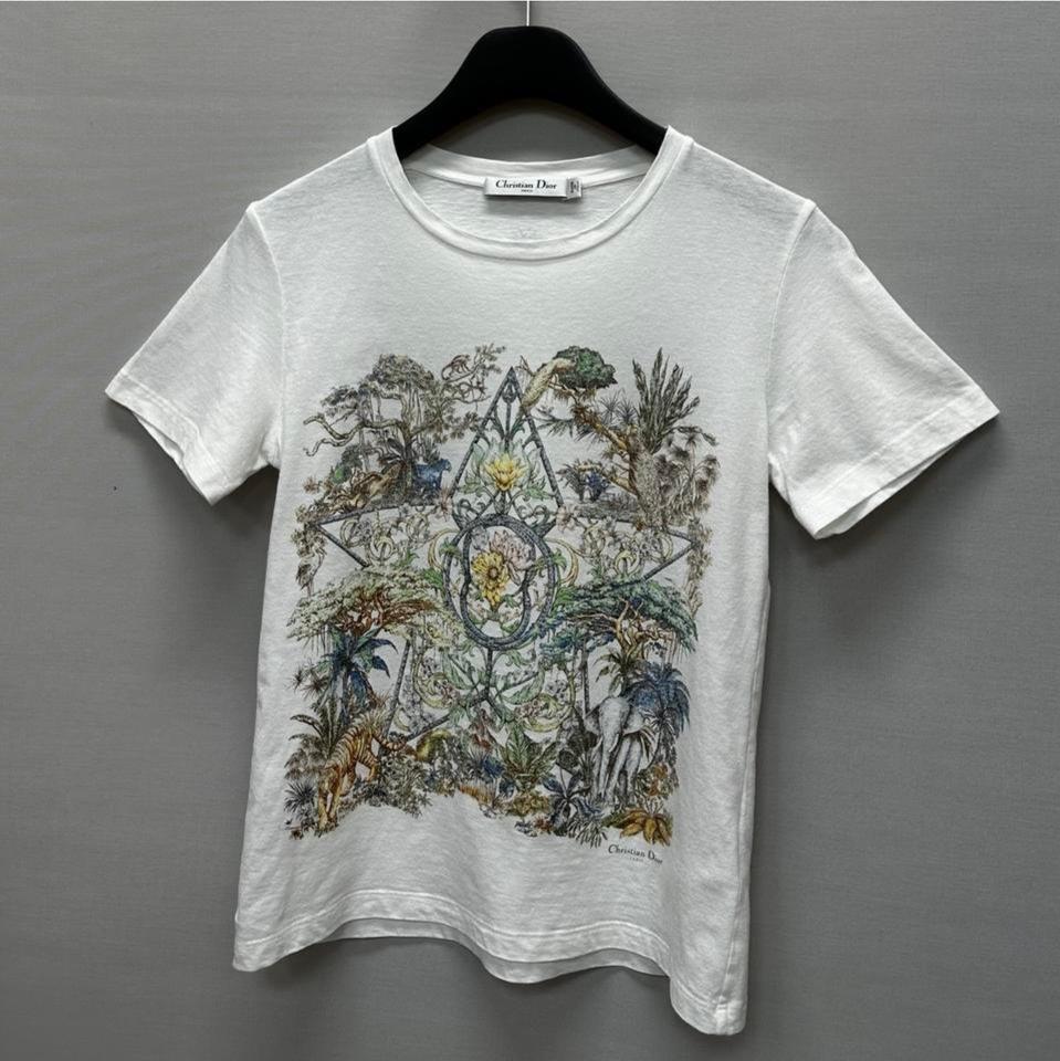 디올 멀티컬러 VOYAGE 반팔티