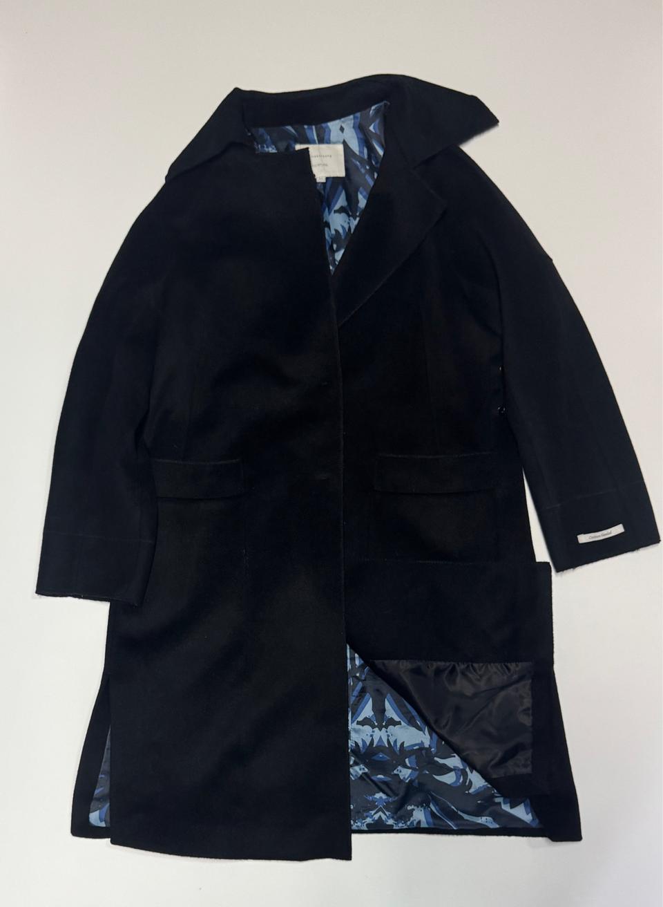 여성 쏘울 sowool 김서룡 캐시미어 혼용 블랙 코트 55