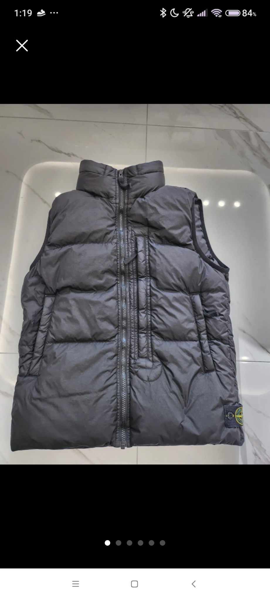 스톤아일랜드 패딩 조끼ㅡ정품