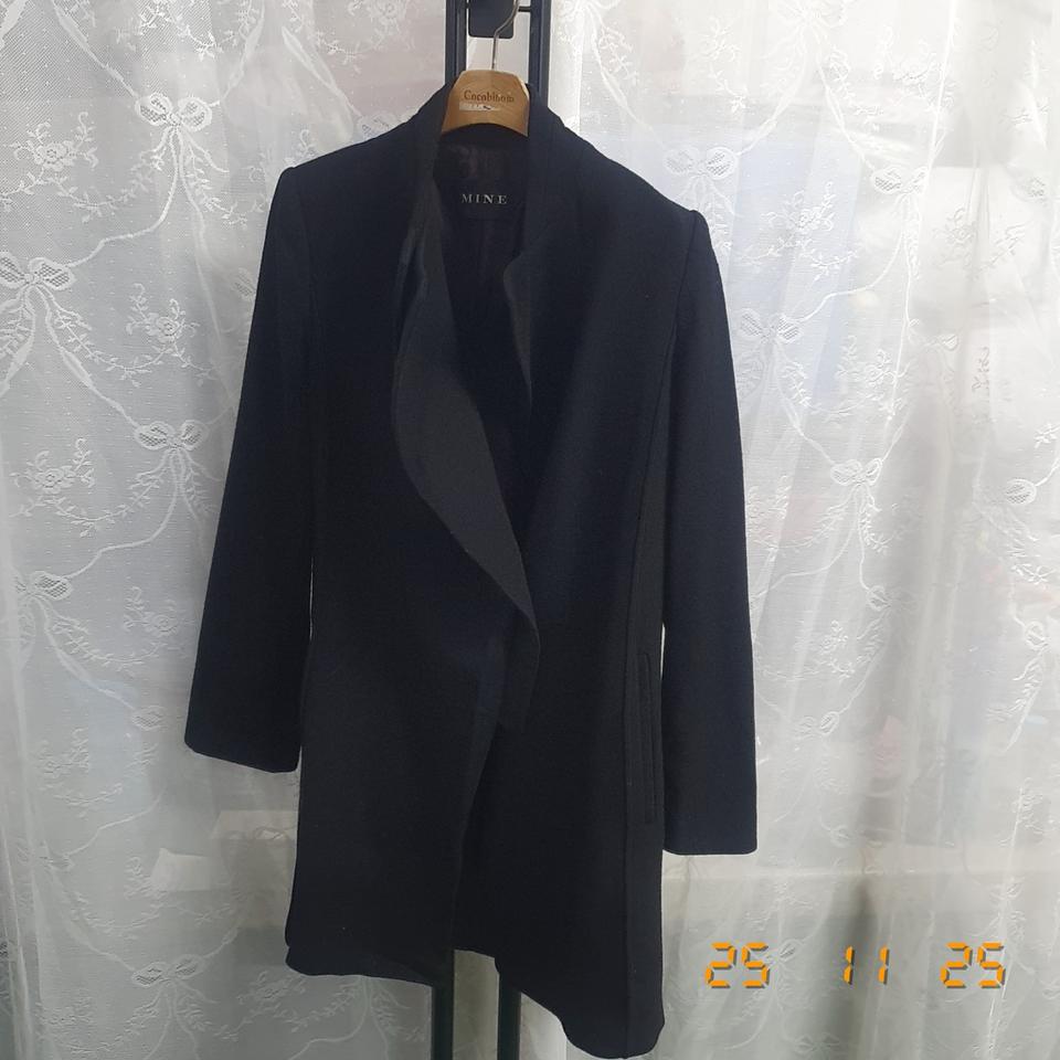마인 모직 코트 76-90-155(블랙)