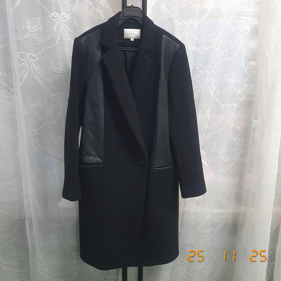 산드로 울 롱코트 36(블랙)
