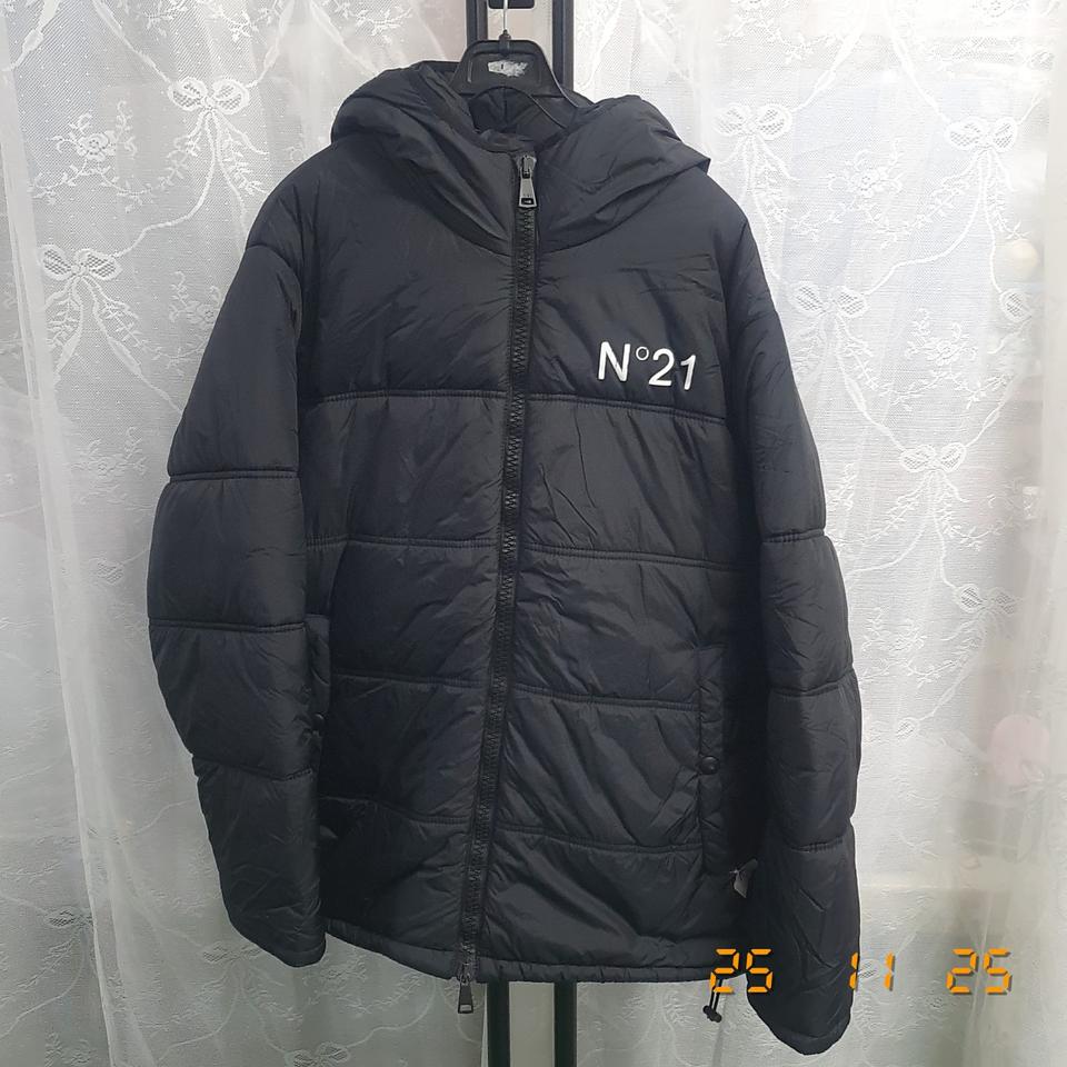 N21 패딩 48 (블랙) 모자 일체형