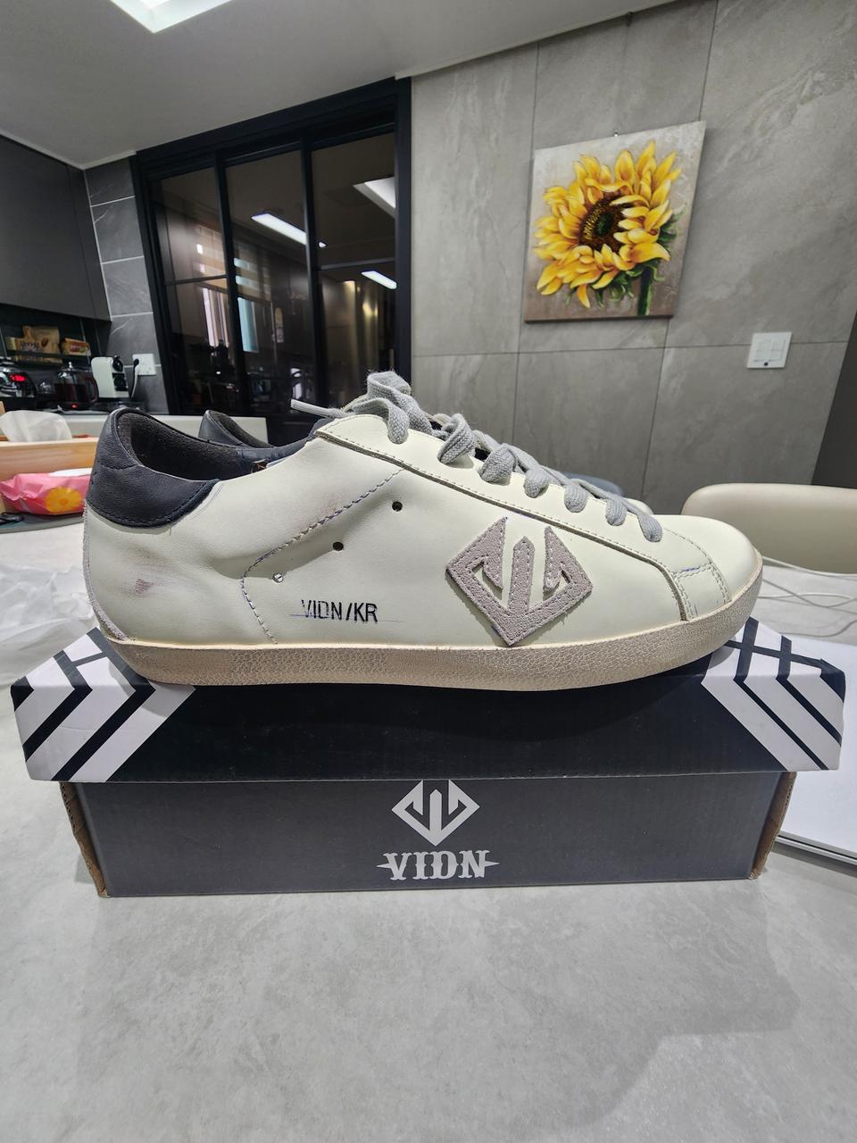 VIDN 가죽스니커즈 260mm(새상품)