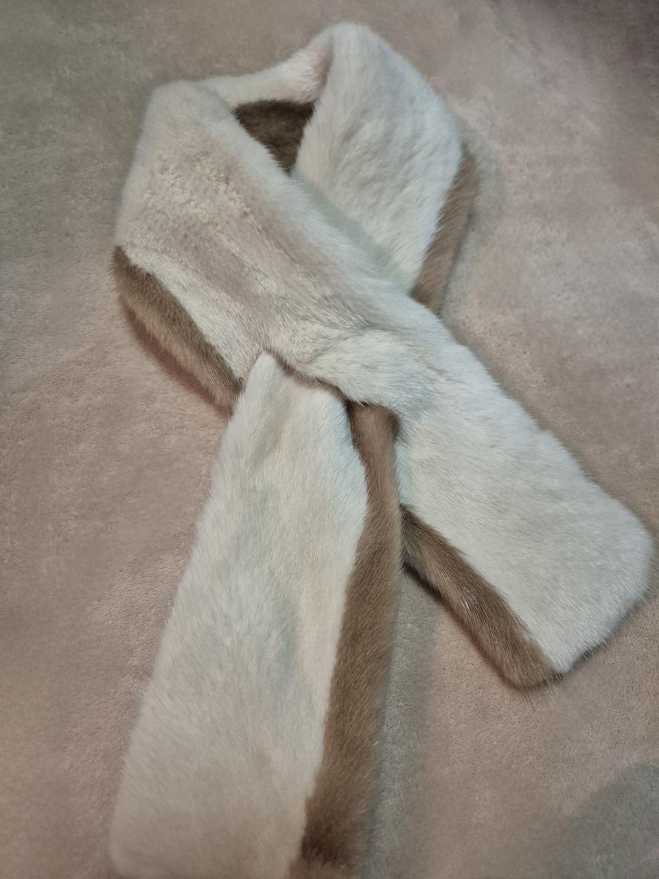 코펜하겐 양면 밍크머플러