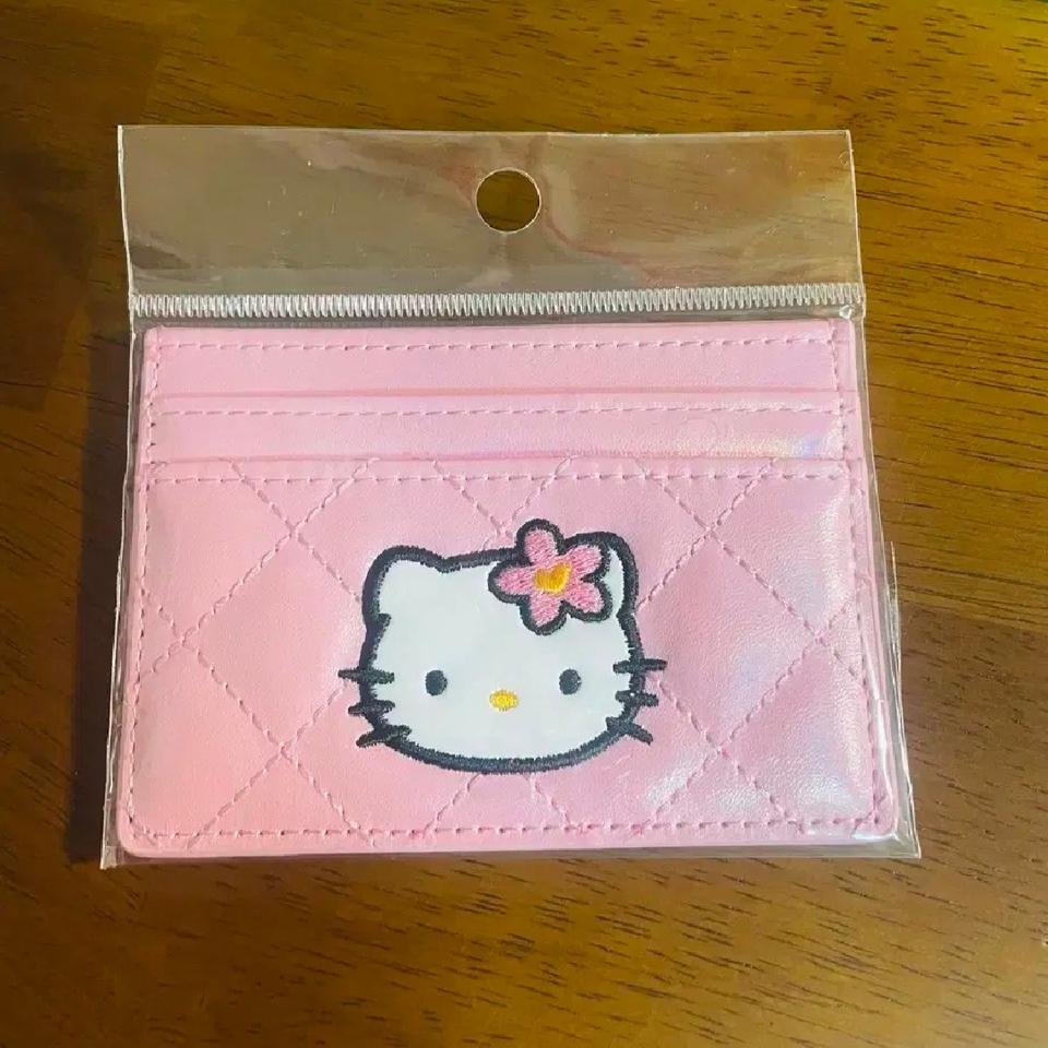 헬로키티 핑크 퀼팅 카드지갑 새상품 팝니다