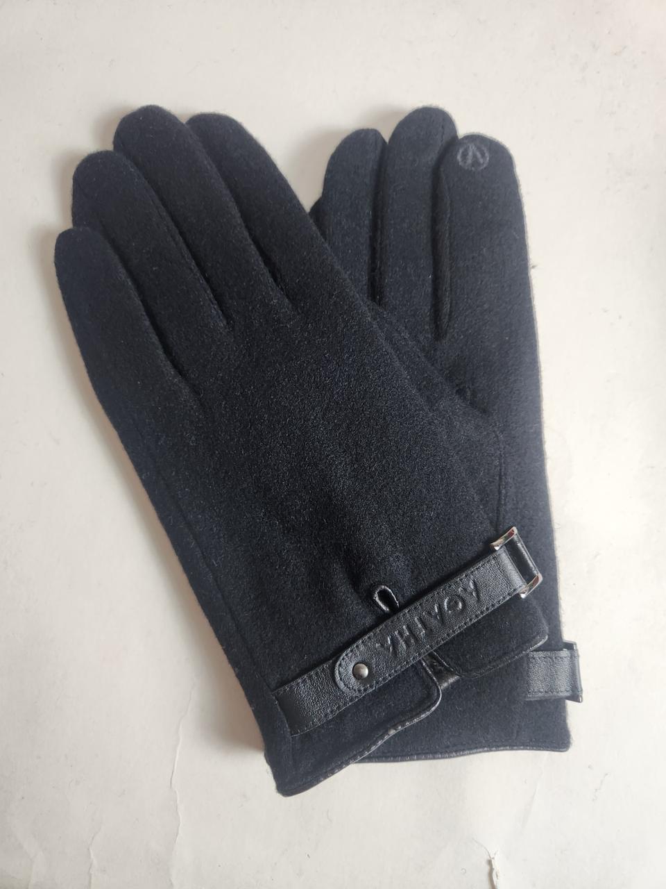 아가타 블랙 남성 모장갑 새상품