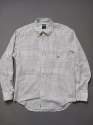 [40] 헨리코튼 체크 버튼 다운 셔츠 슬림핏