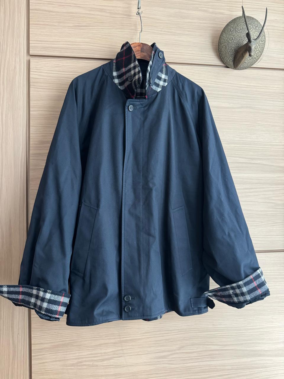 잉글랜드버버리빈티지블루종 버버리울점퍼