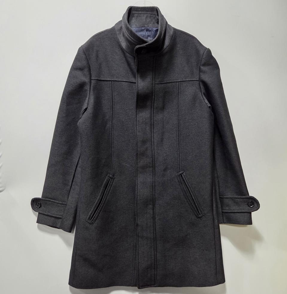 자라 맨 차콜 남성 하이넥 싱글 코트 M 25112504