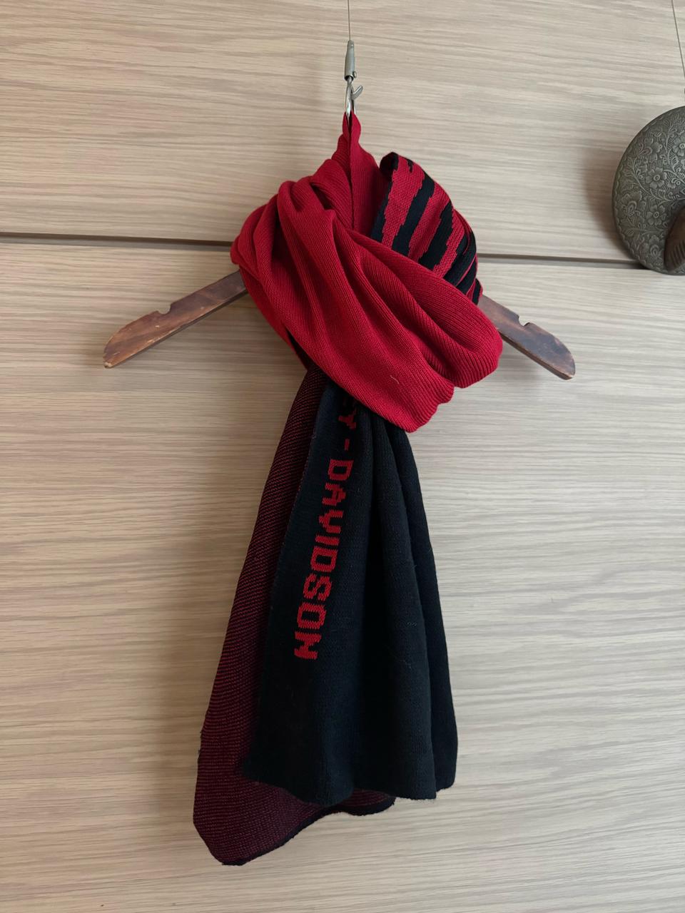 할리데이비슨 불꽃머플러 레드/블랙