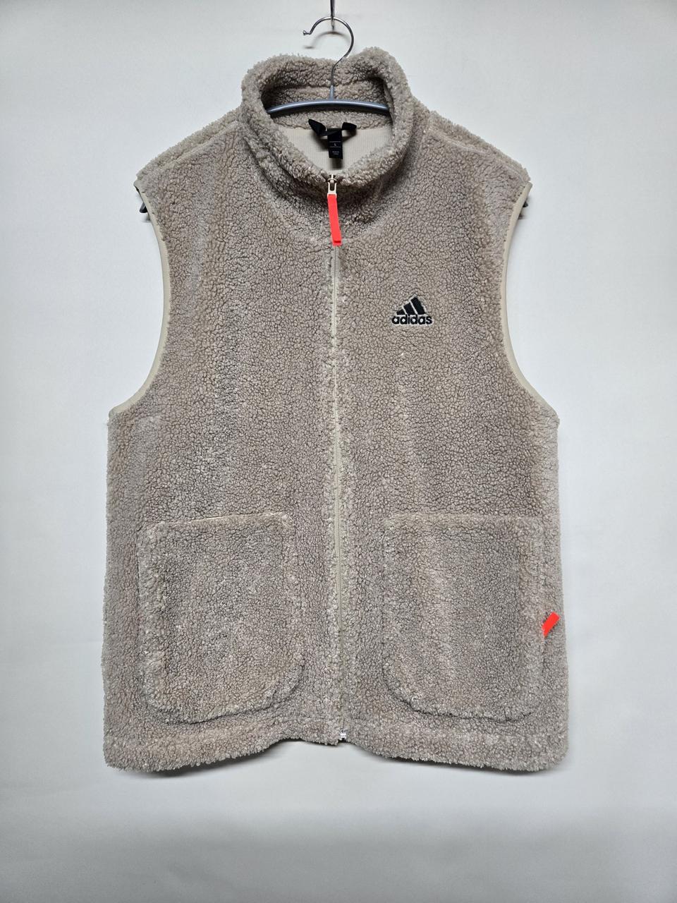 아디다스 쉐르파 플리스 조끼 L