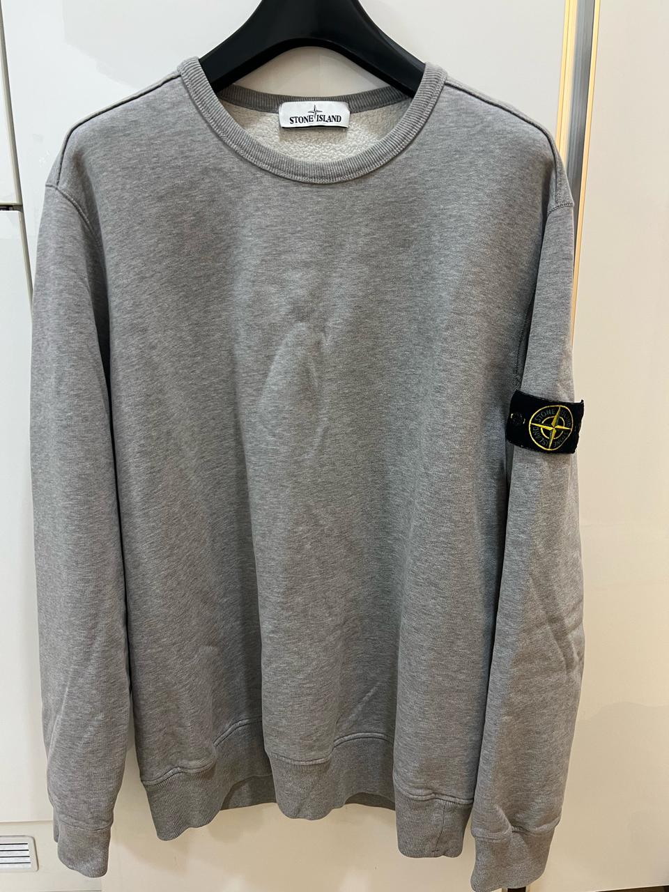 스톤아일랜드 그레이 맨투맨 xl