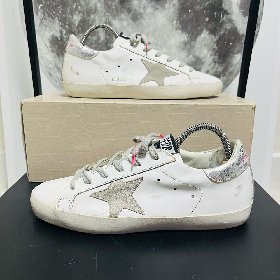 정품 38) 골든구스 실버탭 핑크 스니커즈 240~245