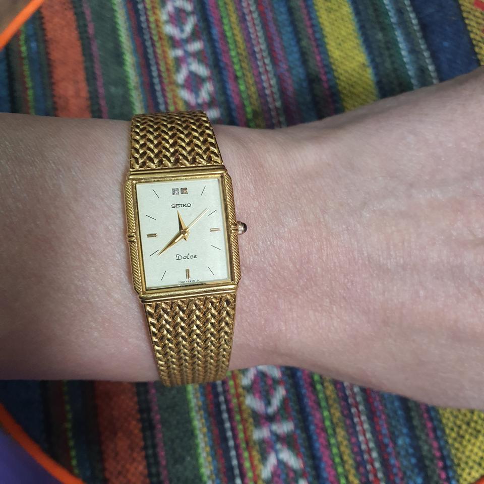 SEIKO DOLCE 7321-6560 세이코 돌체 금장 빈티지시계