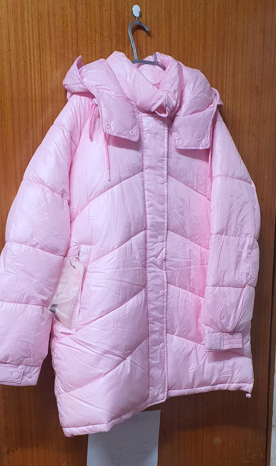 URBAN LAP 핑크색 숏패딩 M