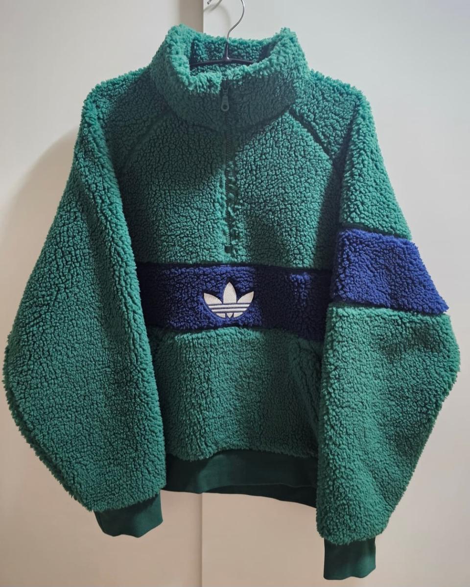 아디다스 윈터 플리스 재킷