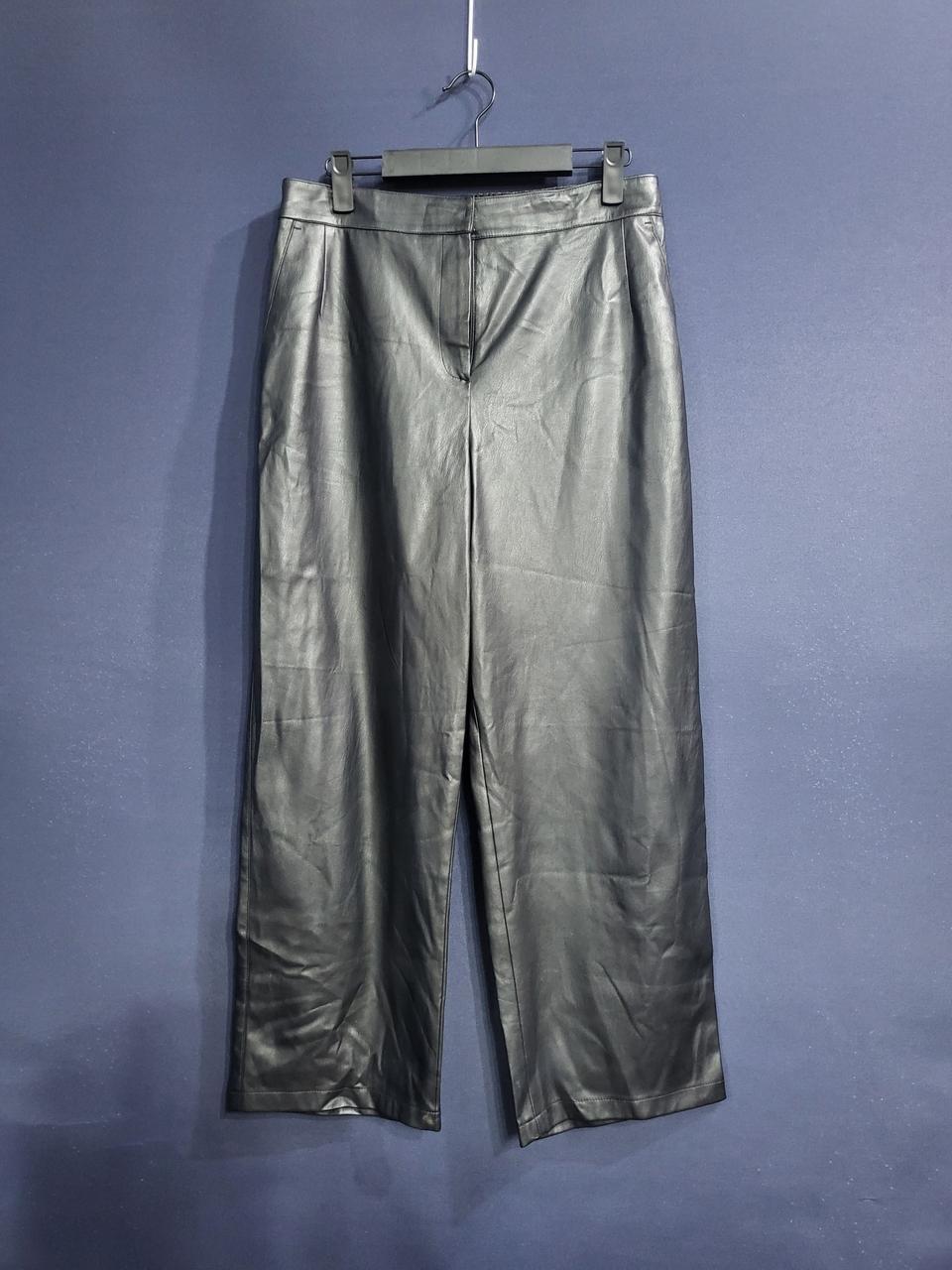 쉬즈미즈 합성가죽 밴드 팬츠