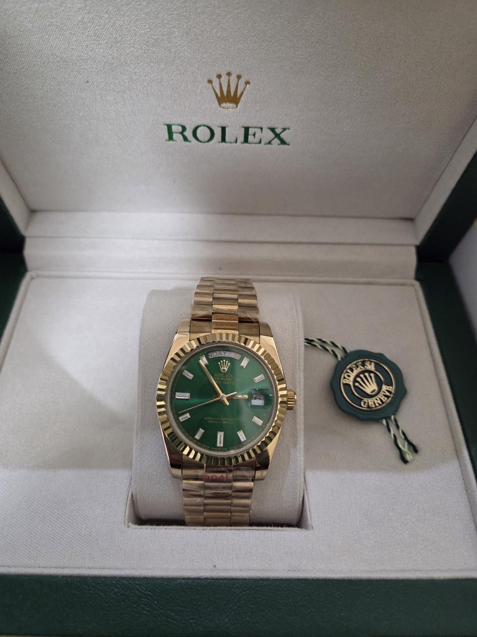 로렉스 데이데이트 녹금통 36mm