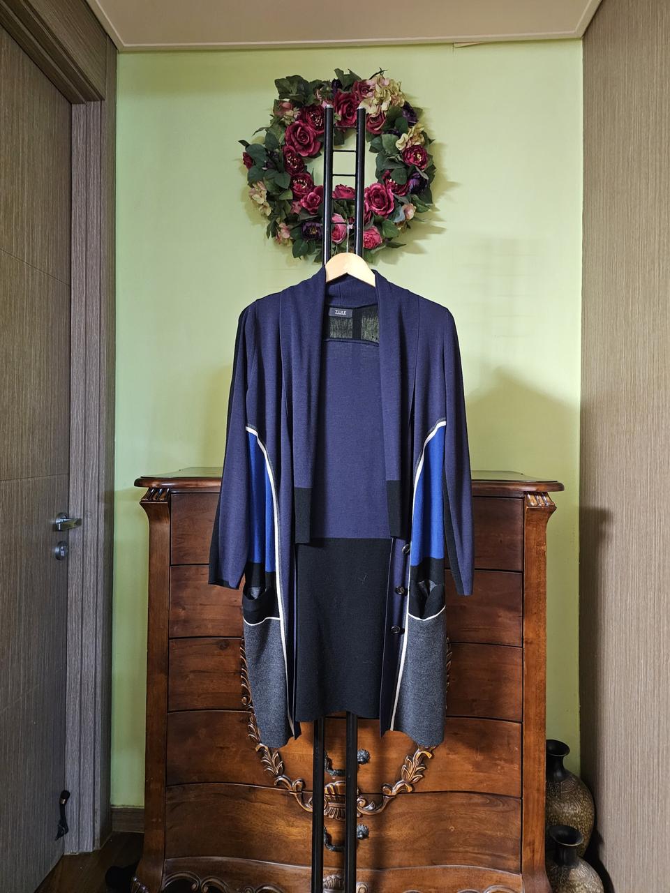 타임 모100% 니트가디건