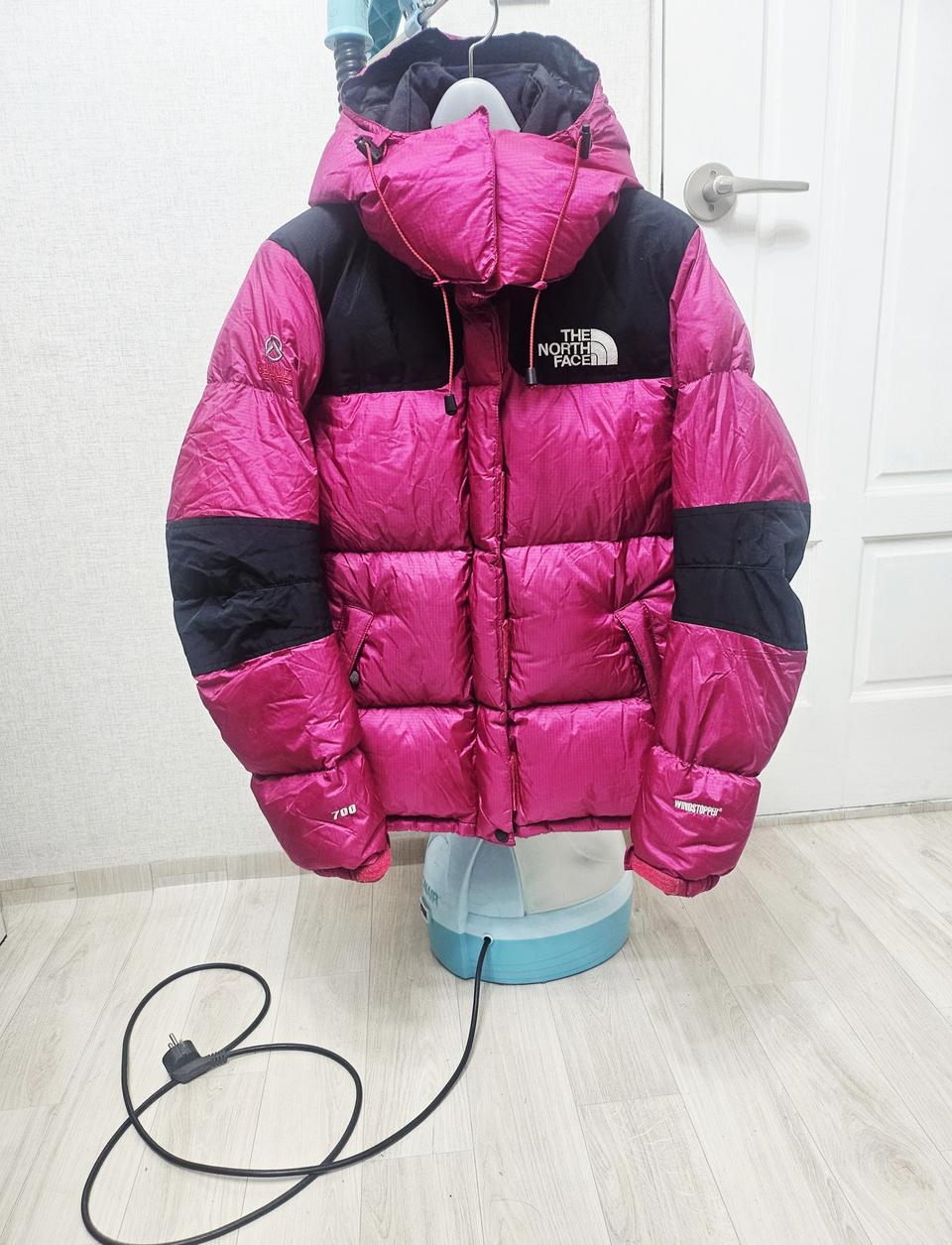 (90)☆초대장급☆ 노스페이스 700써밋 드라이르포트[핑크]구스다운패딩