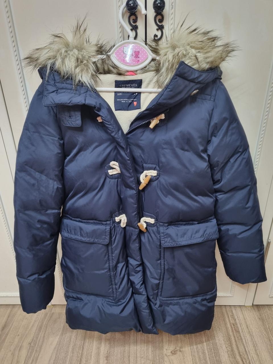크루컷 네이비 떡볶이 패딩 점퍼 14사이즈 판매합니다