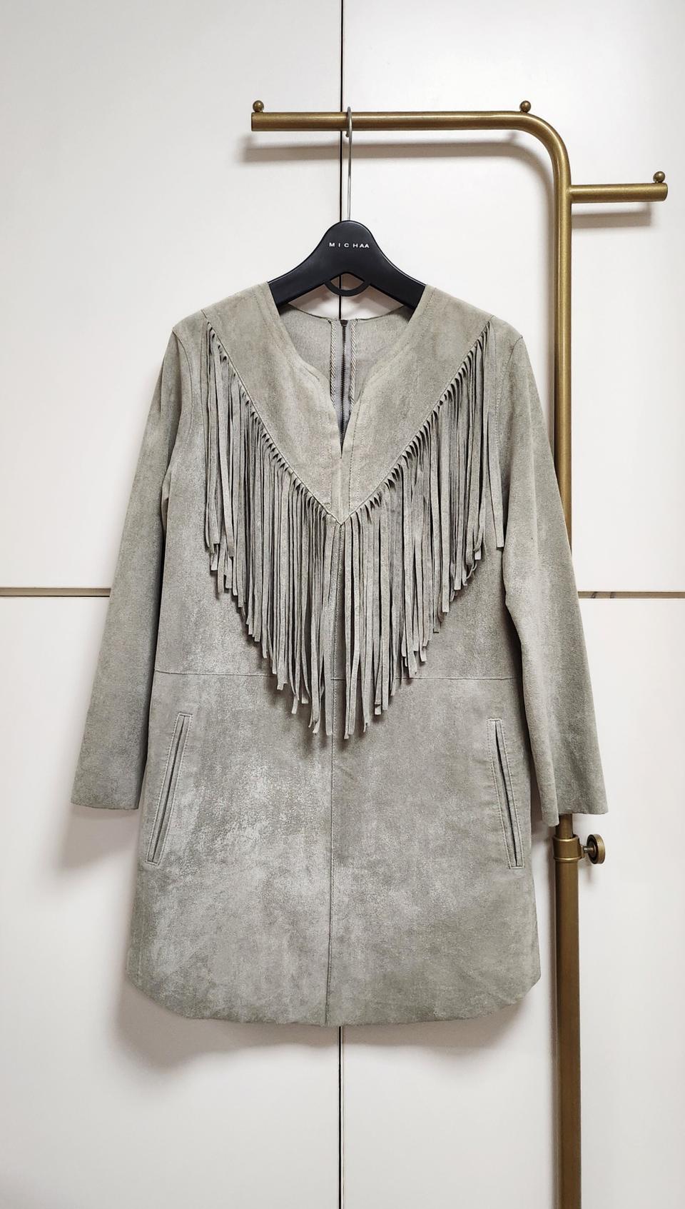 미착용 보브 V+eL 태슬 스웨이드 셔츠55