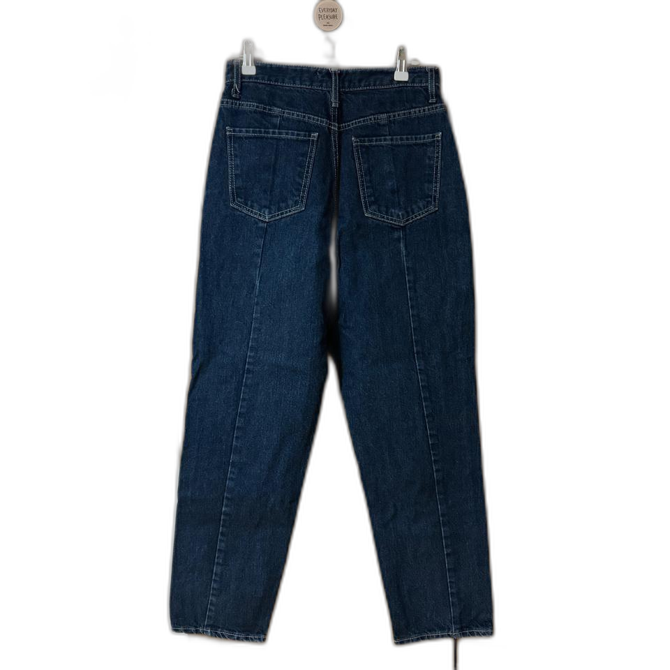 m 투엘브 모멧 절개포인트 진청 팬츠