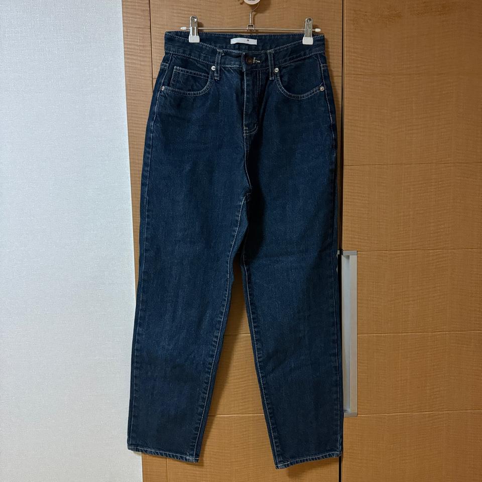 m 투엘브 모멧 절개포인트 진청 팬츠