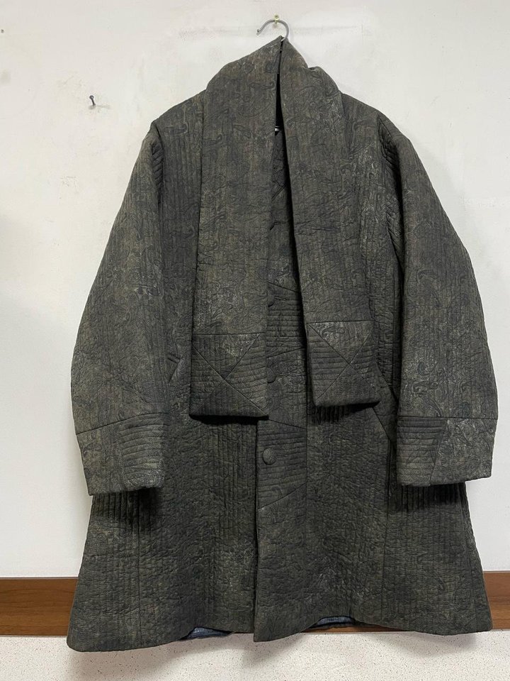 누빔 누비 코트.자켓.두루마기.법복.생활한복.목도리