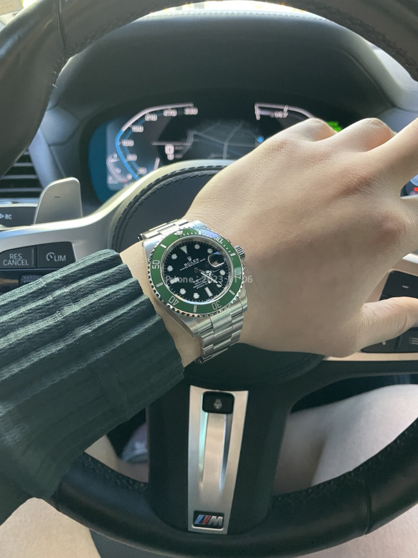 로렉스 서브마리너 스타벅스 그린판 신형 시계