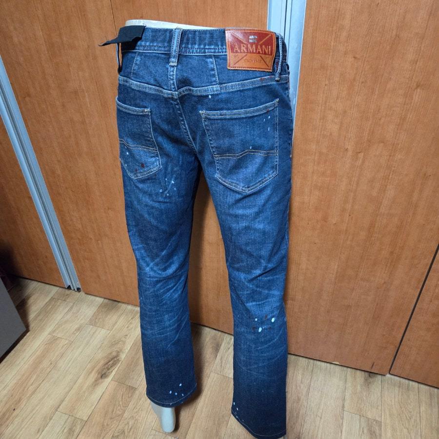 ARMANIEXCHANGE알마니익스체인지페인팅스판청바지32입니다