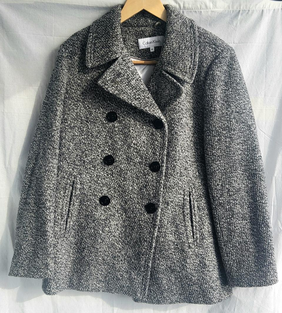 CALVIN KLEIN 캘빈 클라인 울 모직 자켓 여성용 M사이즈
