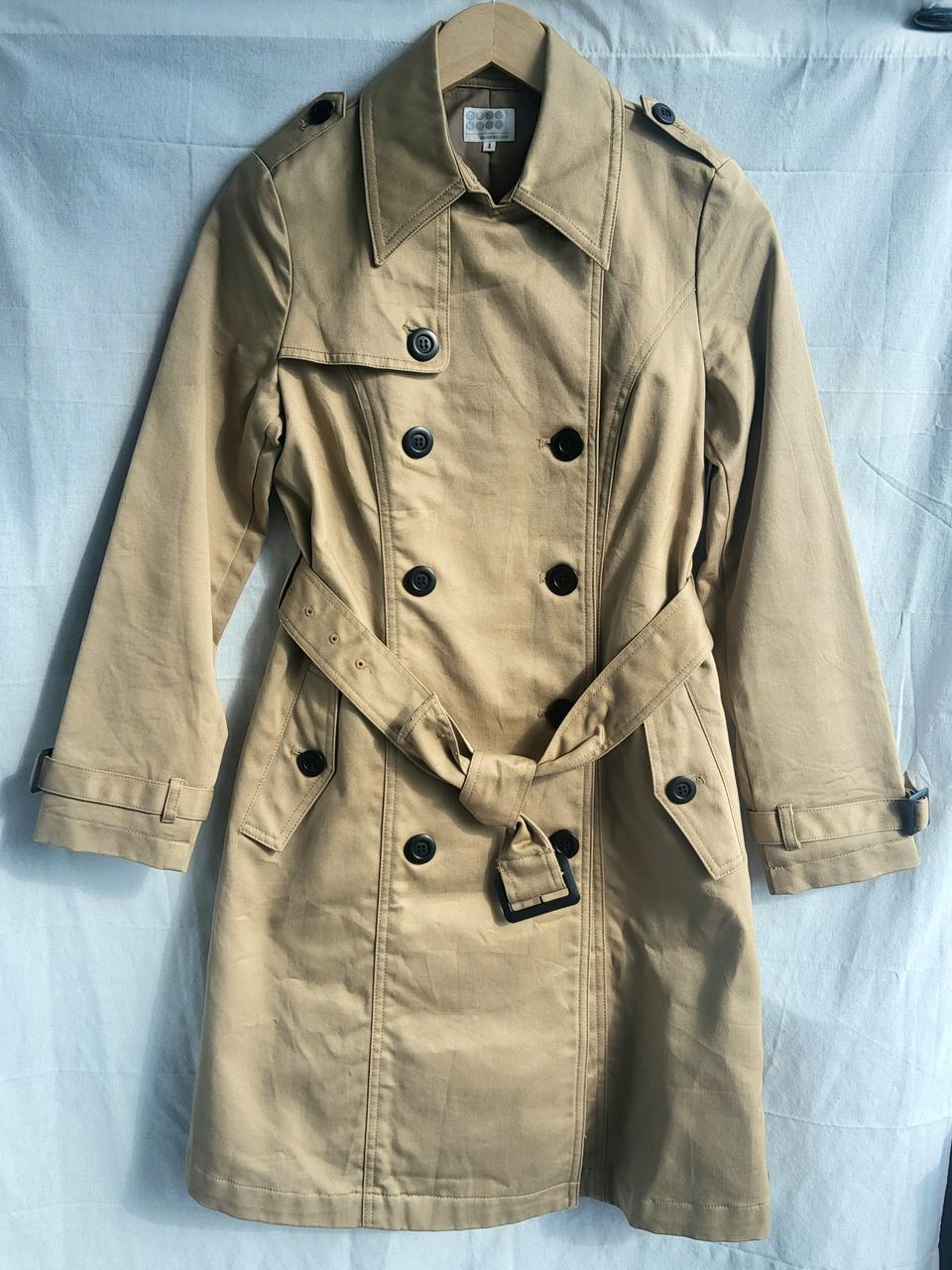 TAKEO KIKUCHI 타케오 키쿠치 코튼 트렌치 코트 여성용 S사이즈