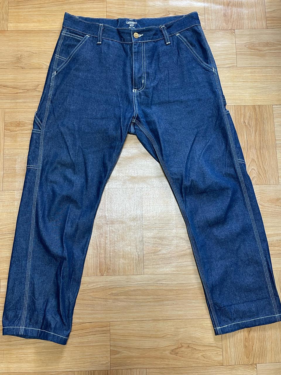 칼하트 WIP 카펜터 데님 워크팬츠