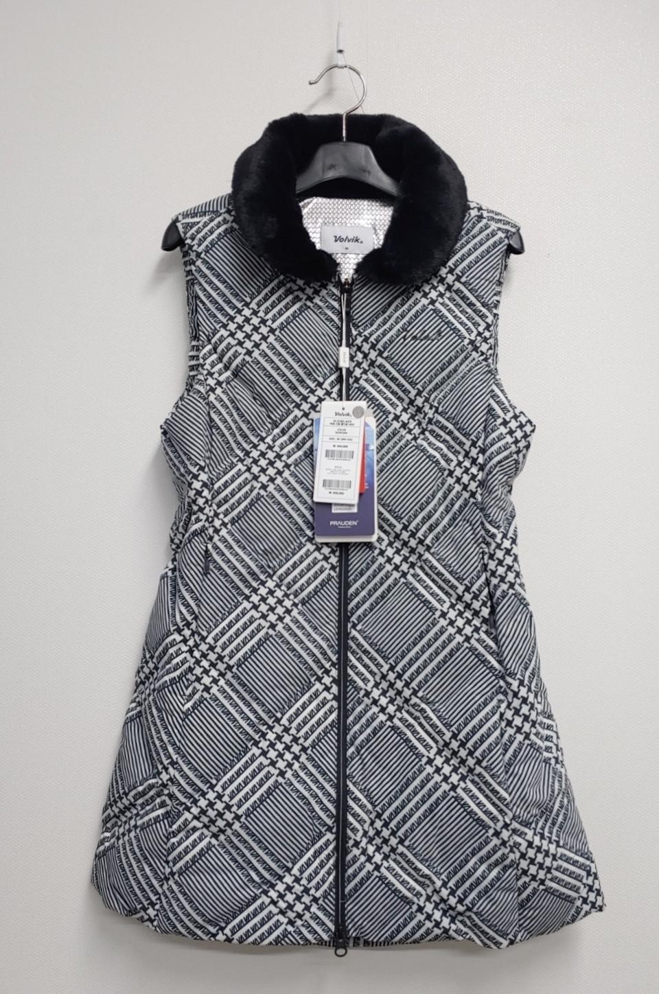 (새상품) 볼빅 골프 정품 여성 구스다운 Fur 베스트 조끼