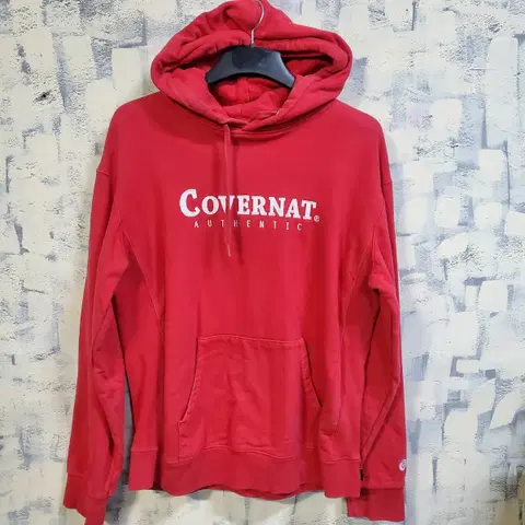 커버낫 빅로고 후드티 XL