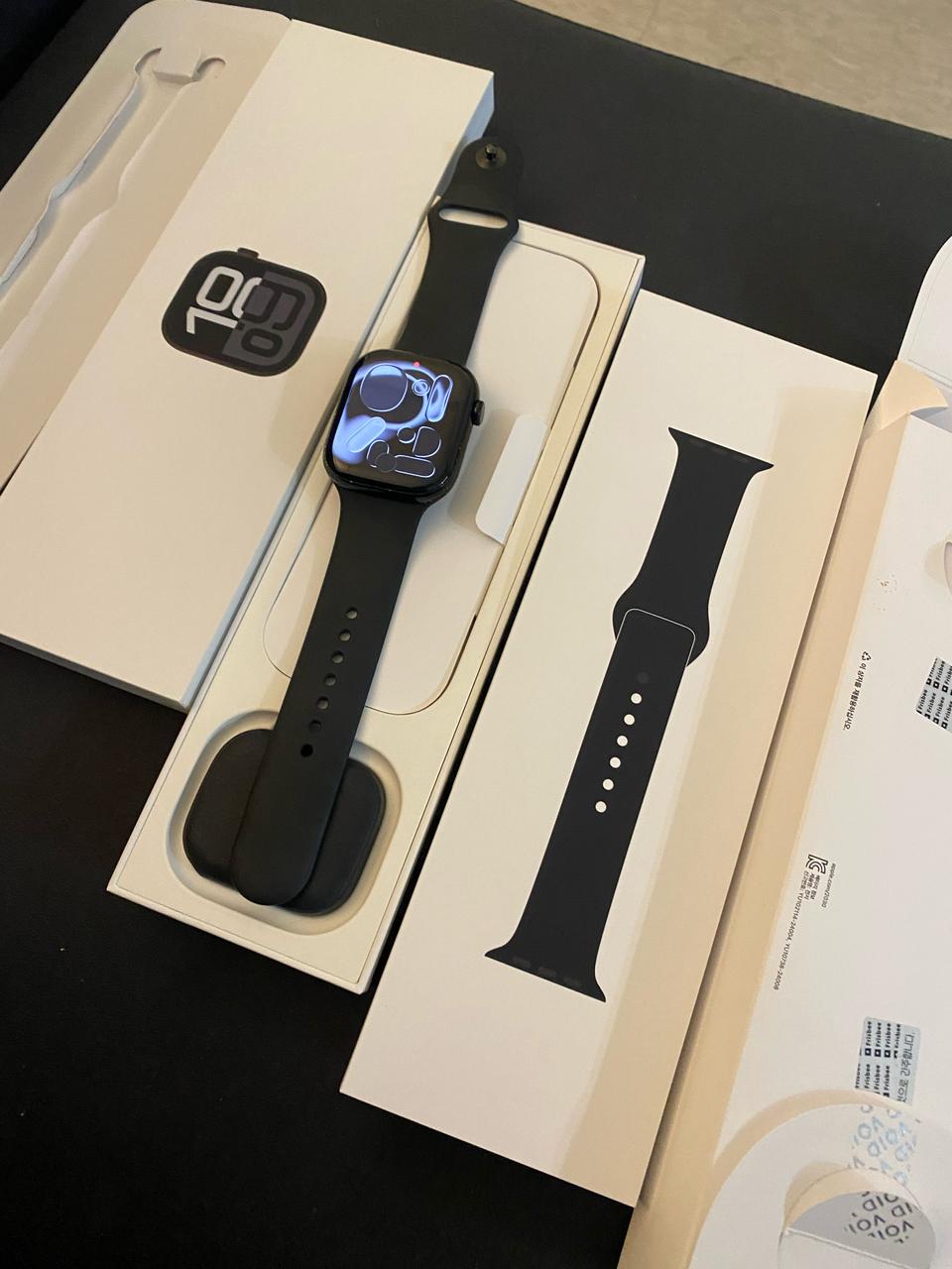 애플워치10 제트블랙 46mm gps 배터리98%