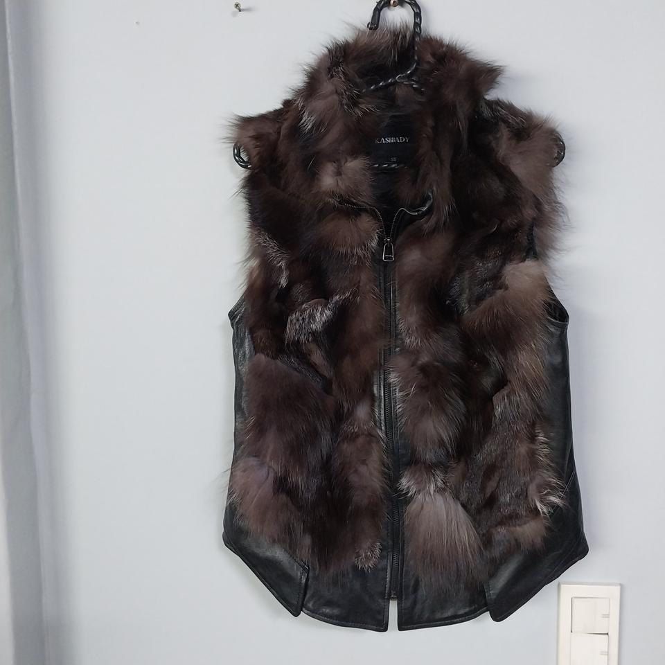 카시바디 폭스 양가죽 베스트 55
