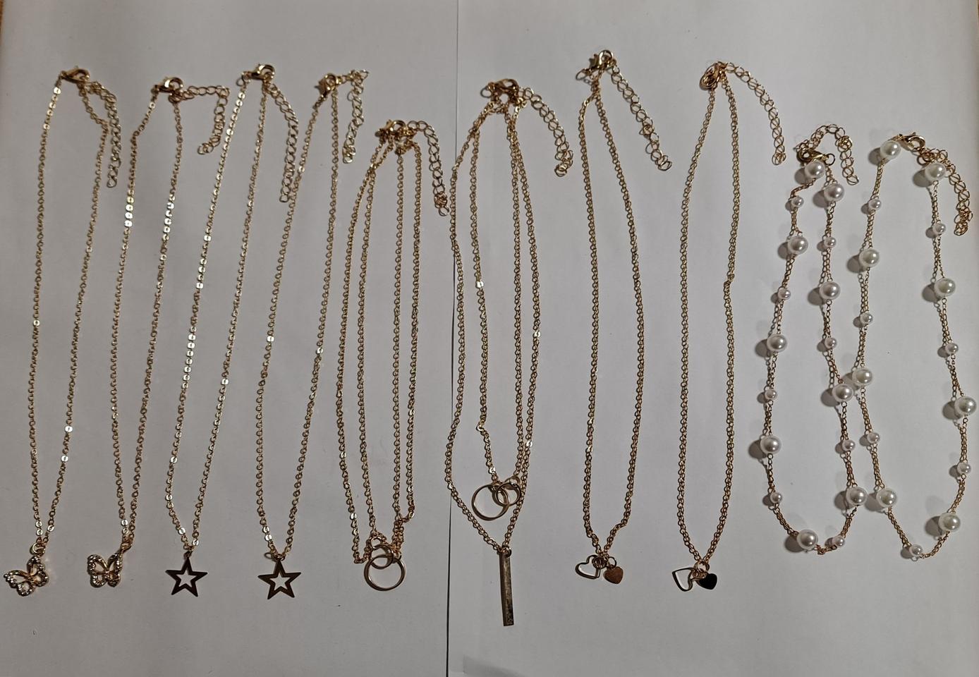 골드색 목걸이+실버색 목걸이 일괄판매