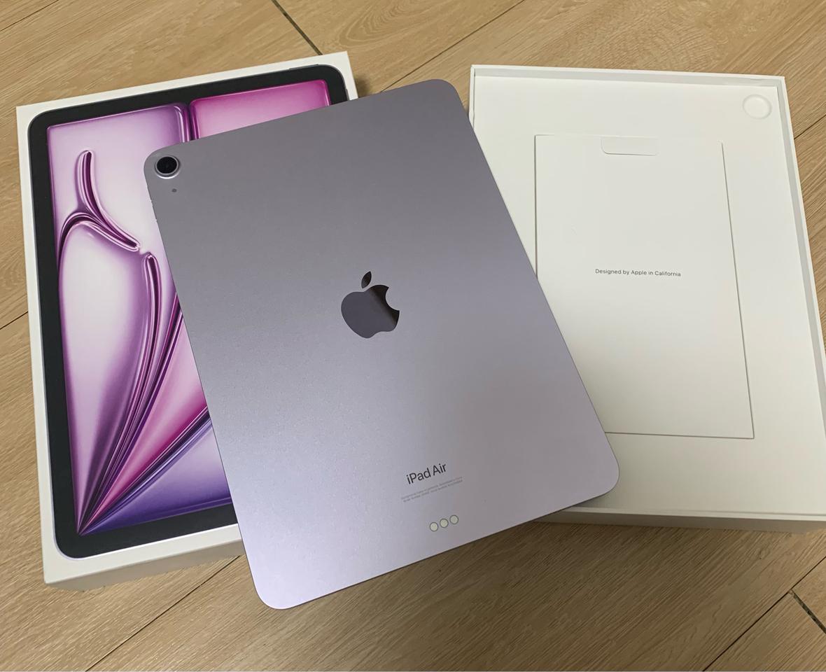 아이패드에어 11인치 M2 128기가 wifi 퍼플색상