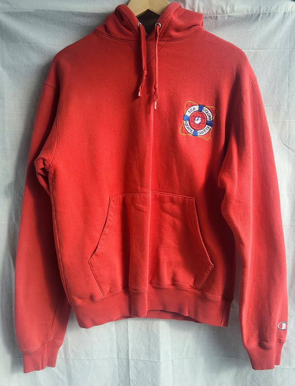 CHAMPION 챔피온 코튼 후드 티셔츠 남녀공용 사이즈 S