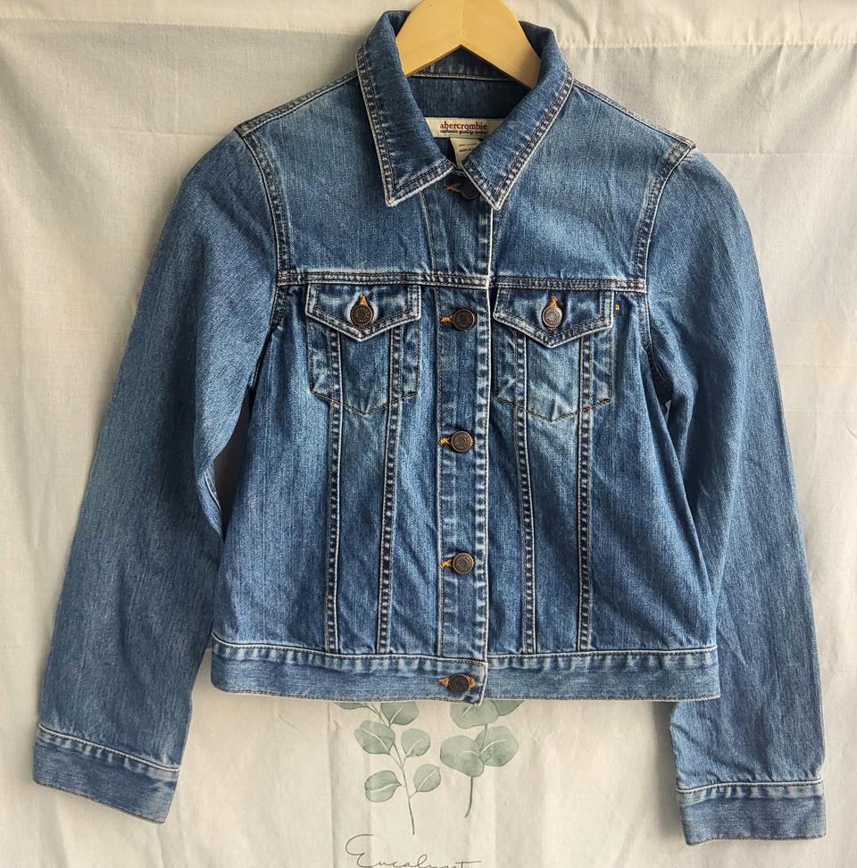 ABERCROMBIE & FITCH 아베크롬비 데님 자켓 여성용 L사이즈