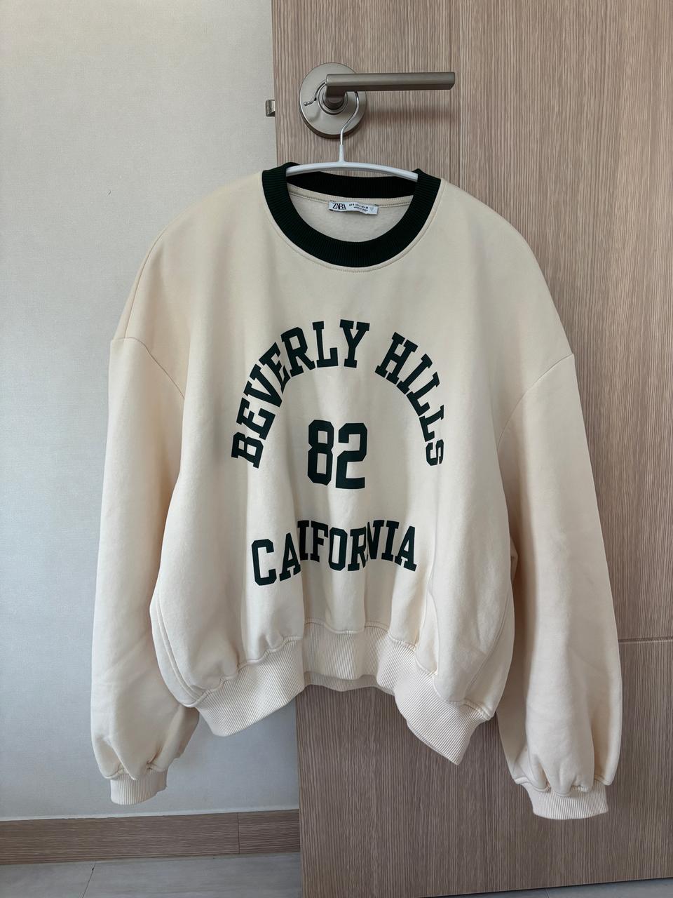 자라 기모 맨투맨